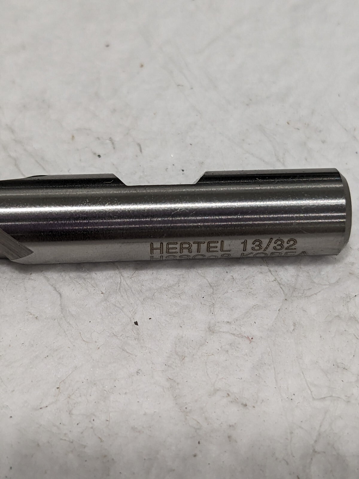 HERTEL Square End Mill: 13/32 Dia, 13/16 LOC, 2 Flute, Cobalt Qty 3 84510403