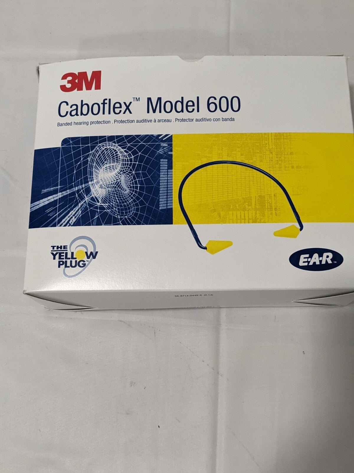 3M Earplugs: 17 dB, Foam, Tapered, Push-In, Banded, Reusable Qty 9 7000002297