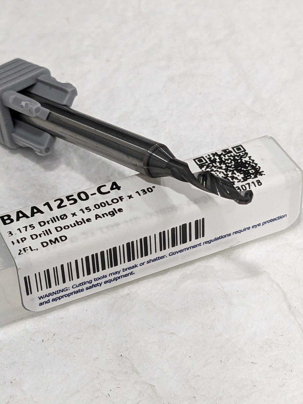 HARVEY TOOL Jobber Drill: 1/8 Dia, 130 deg Point, Solid Carbide BAA1250-C4
