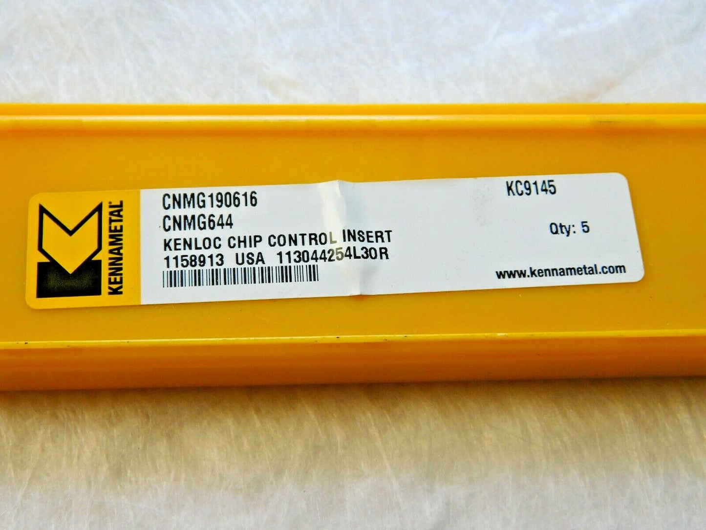 Kennametal Carbide Turning Inserts 3/4"IC 80º CNMG644 Grade KC9145 Qty 5 11
