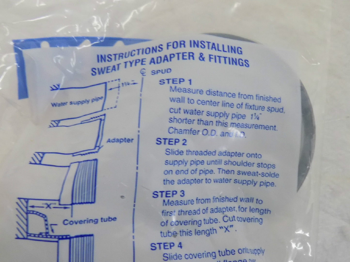 Sloan Sweat Solder Kit for 1" Urinal Flushometer QTY 5 kits H-633-AA 74720
