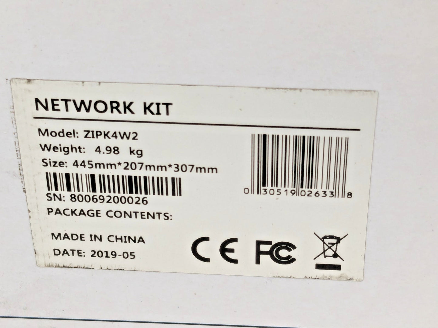 Speco Technologies 4Ch 2MP Wireless IP Camera & NVR Kit ZIPK4W2