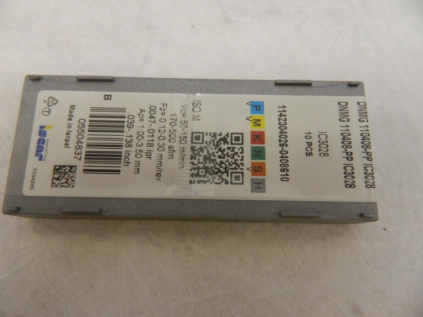 ISCAR DNMG332PP IC3028 Carbide Turning Inserts qty 10 5504837