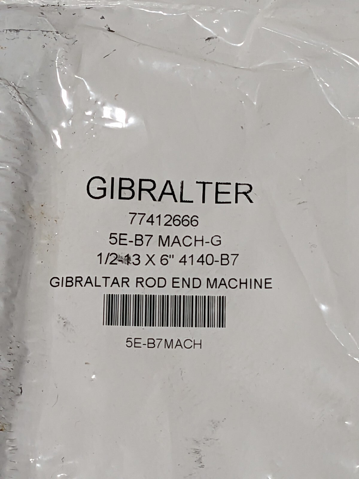 GIBRALTAR Rod End 1/2-13, External Male Thread, Eye Hole Head 5E-B7 MACH.-G