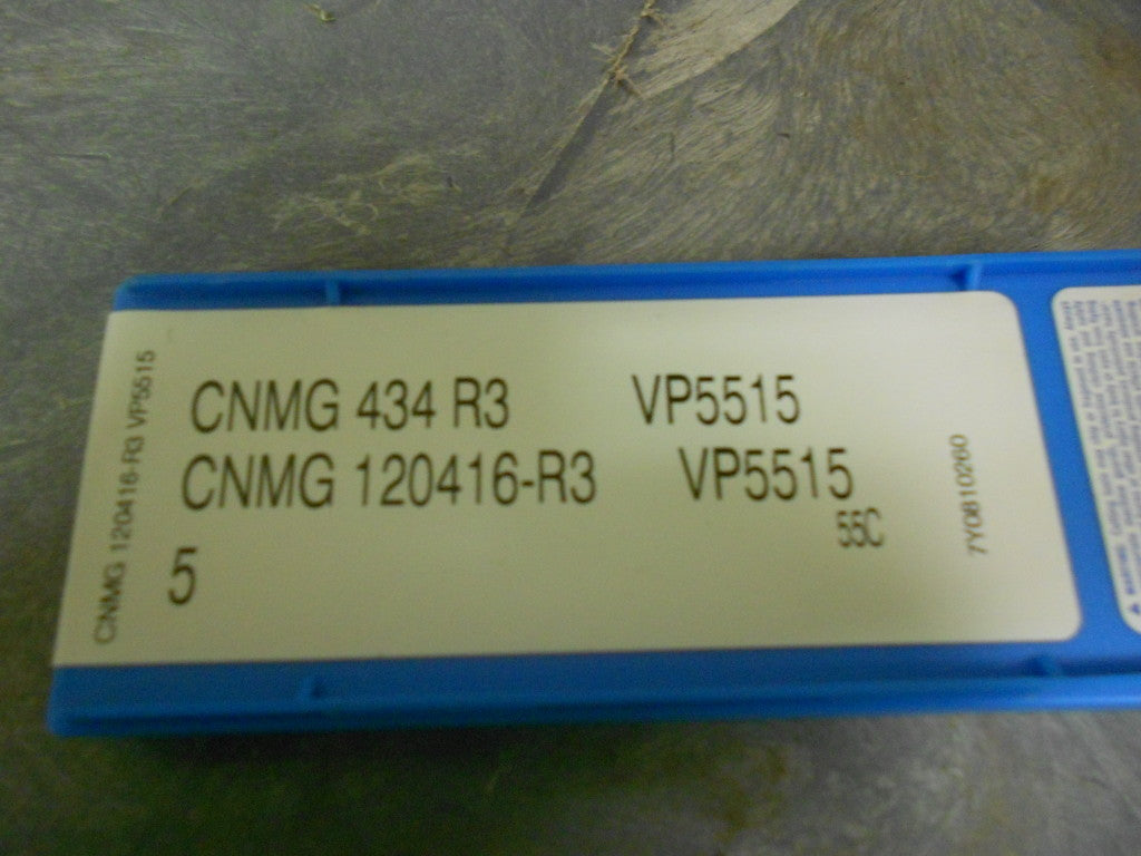 Valenite Carbide Inserts CNMG434R3 CNMG120416R3 VP5515 Qty. 10 01473