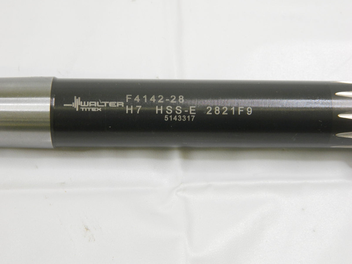 Walter Titex F4142-28 HSS Machine Reamer with Morse Taper 5073263