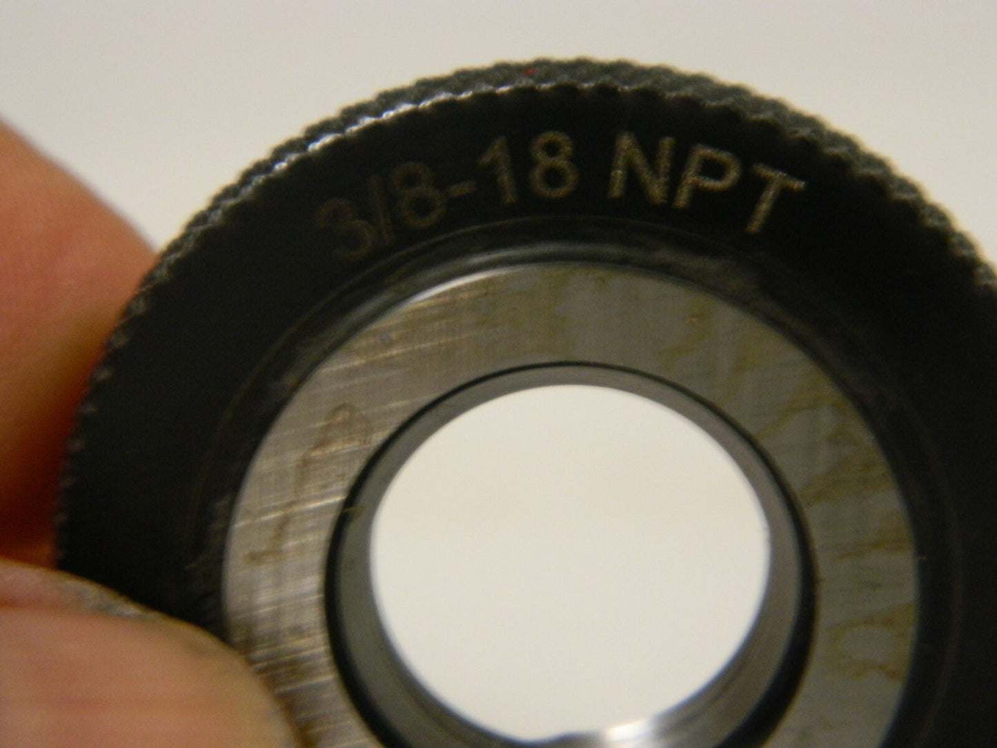 GF Gage 3/8" 18 Thread Class L1 Ring Pipe Thread Gage T037518NK