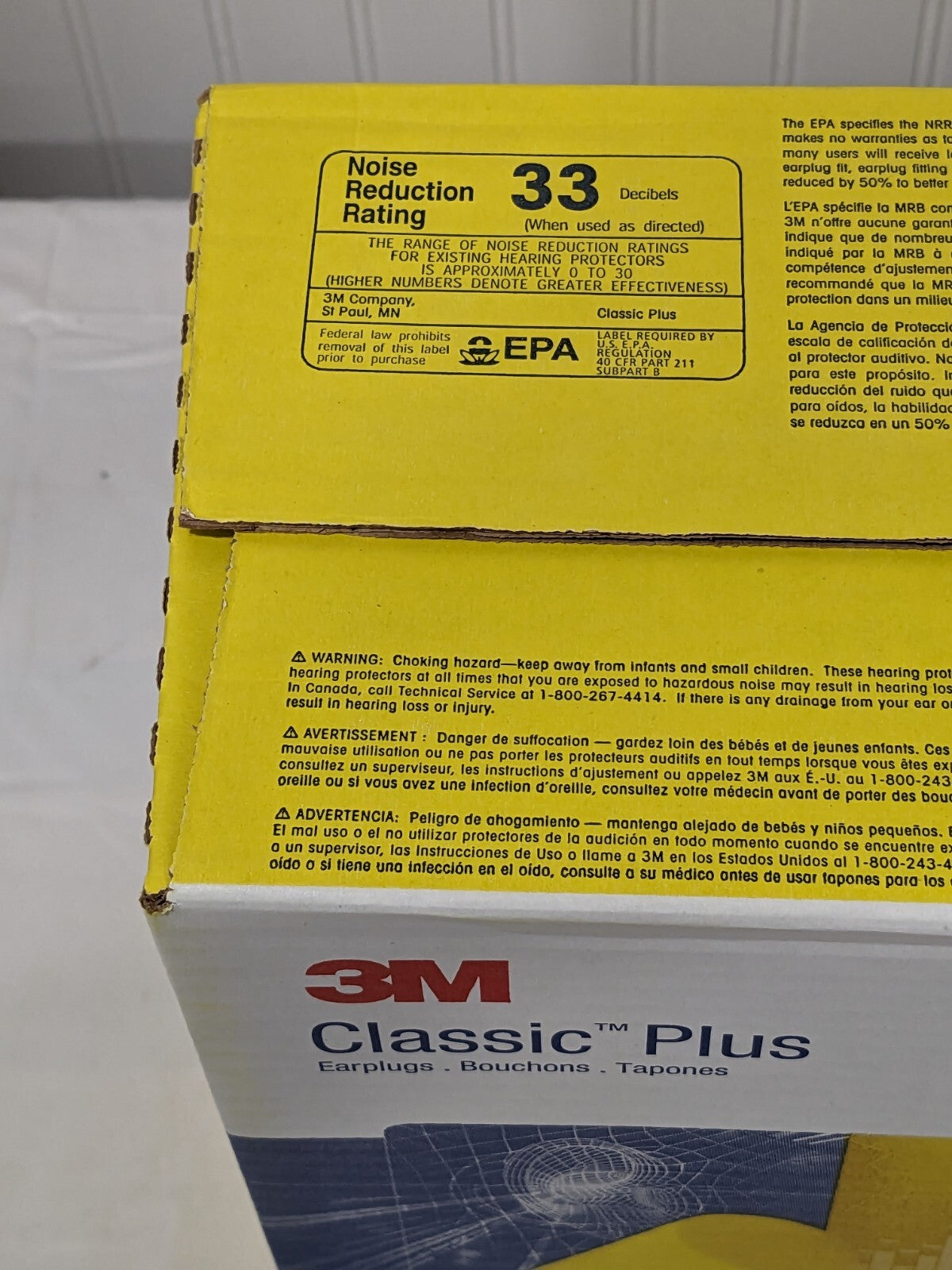 3M Earplugs: 33 dB, Foam, Cylinder, Roll Down, Corded Qty 200 311-1105