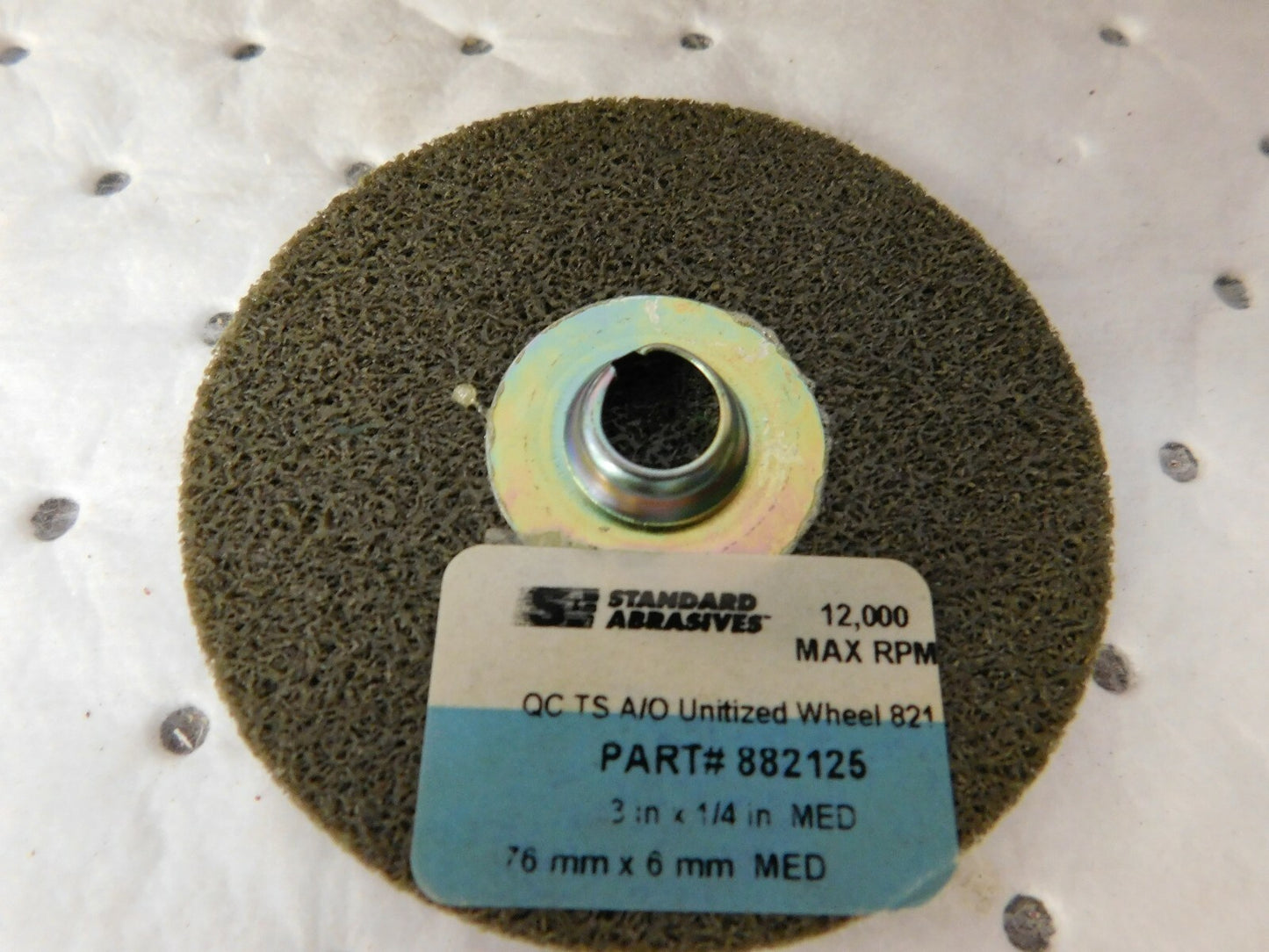 Standart Deburring Wheel Quick Change Attch 3" Diam 1/4 " Thick QTY