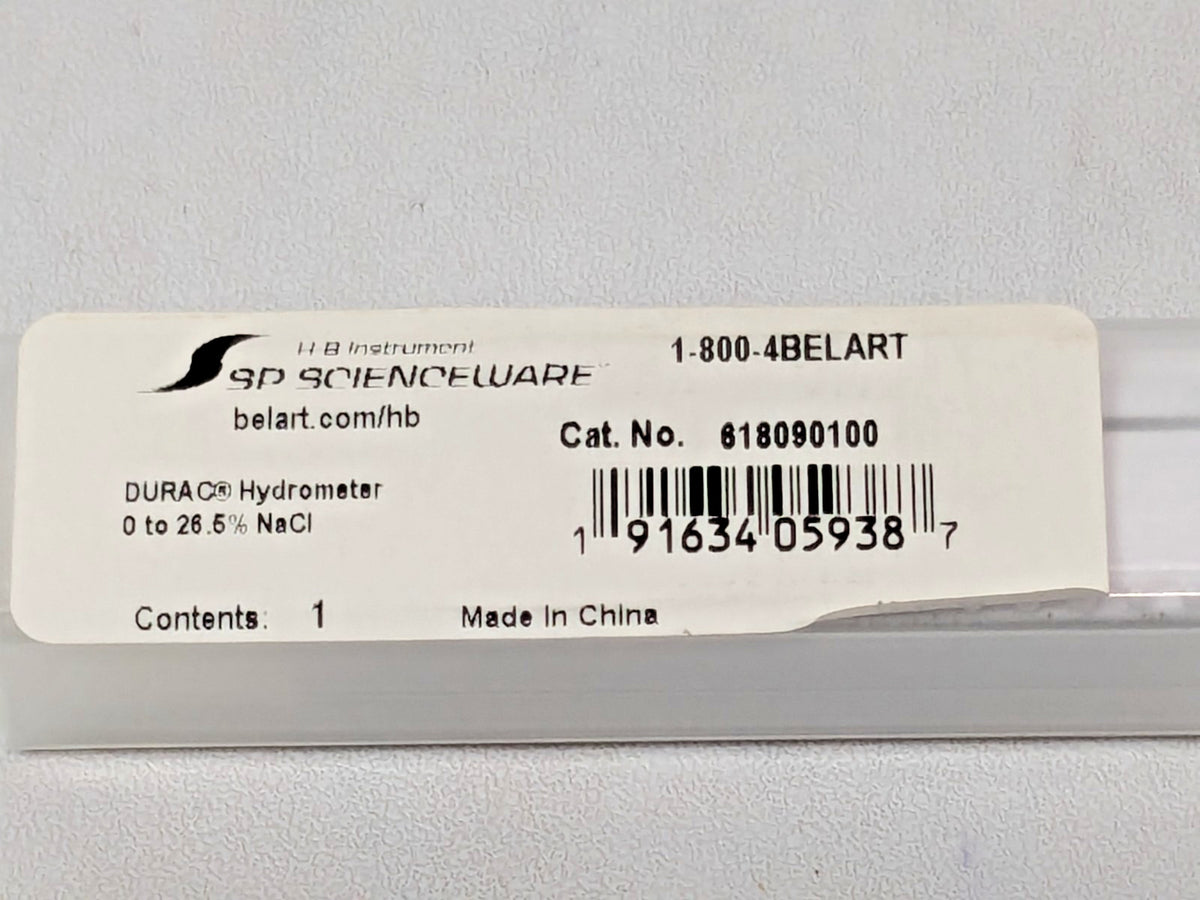 Bel-Art DURAC Salt Brine Hydrometer 0 to 26.5% 618090100