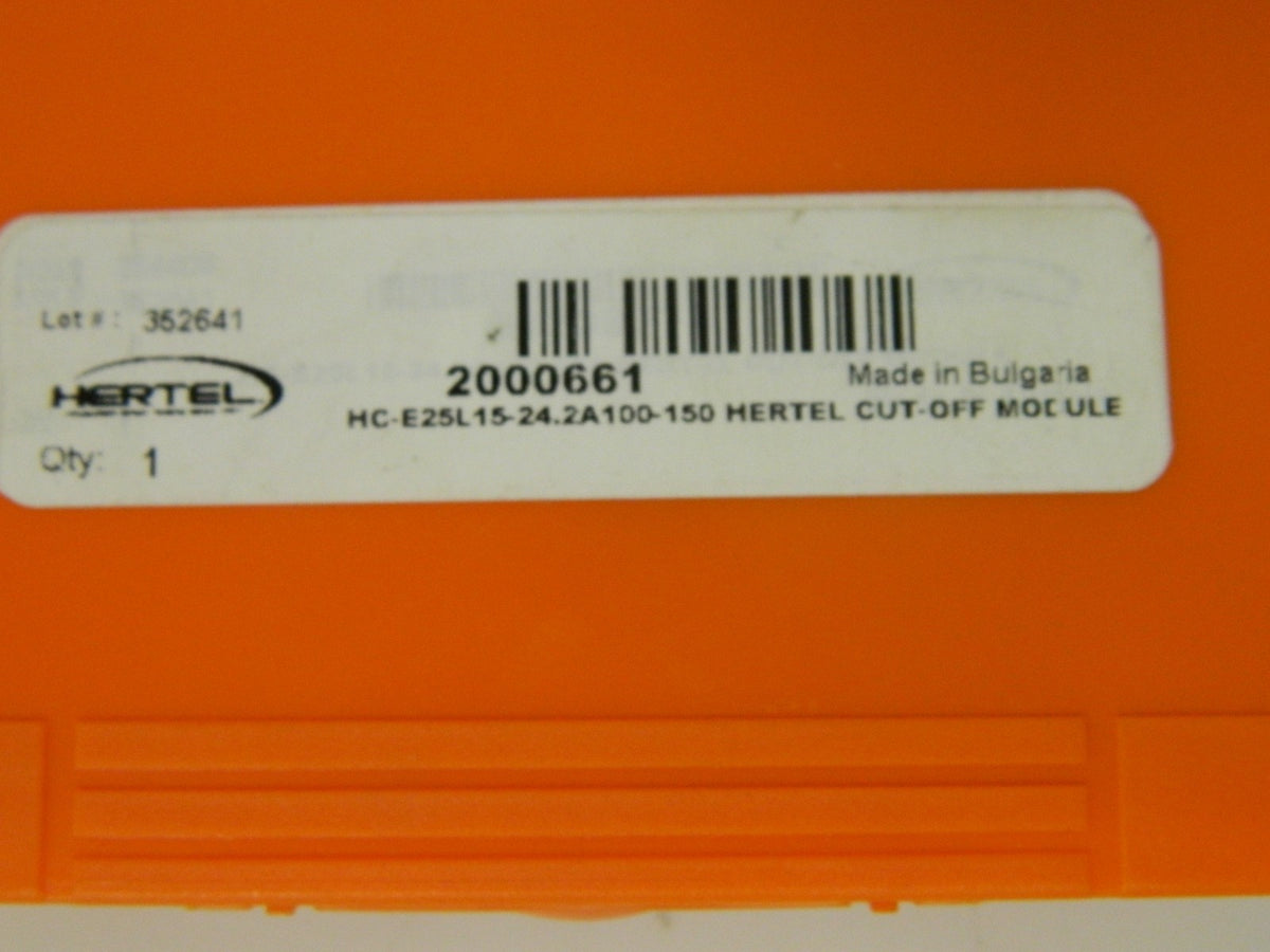 Hertel Indexable Cutoff Module Left Hand HC-E25L15-24.2A100-150 2000661
