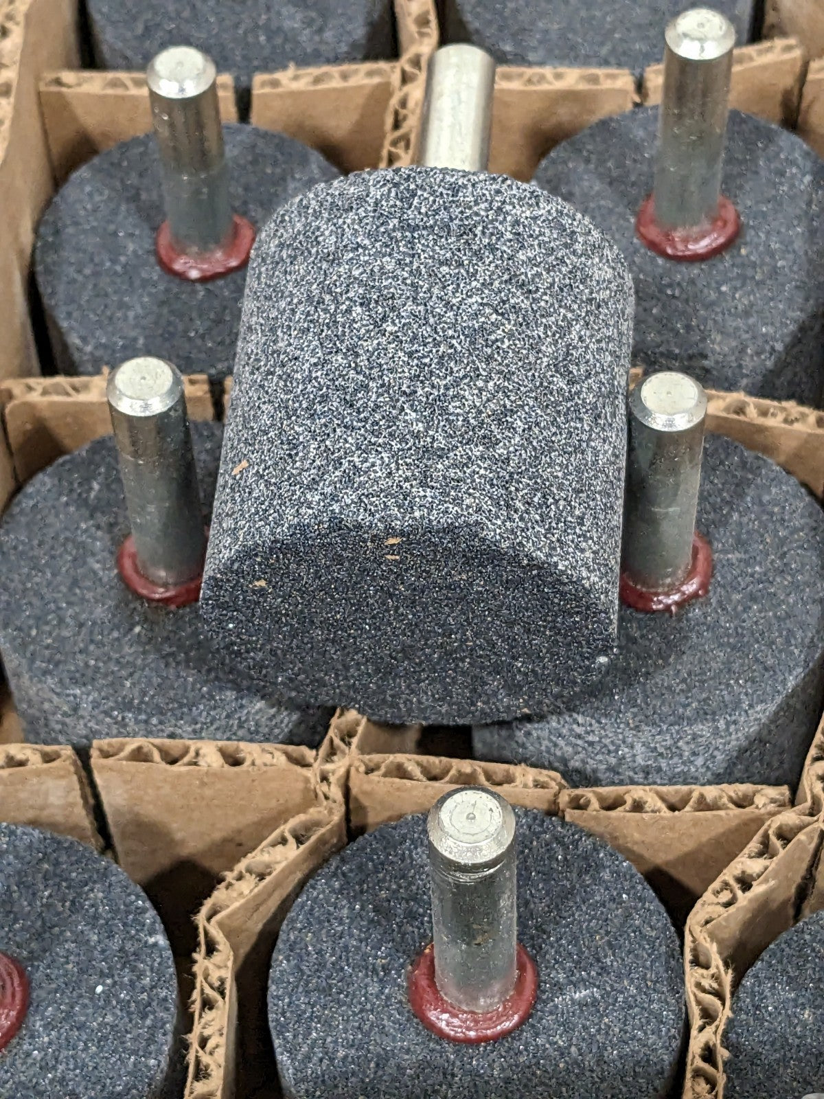 Tru-Maxx Mounted Point: 2" Thick, 3/8" Shank Dia, W244, 60G Qty 20 W24