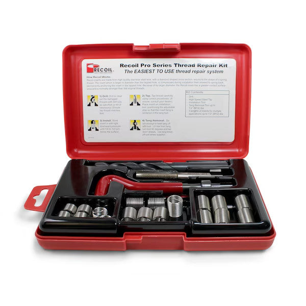 Recoil Pro Series Recoil Kit, UNC, 4-40, 12 pcs 33546
