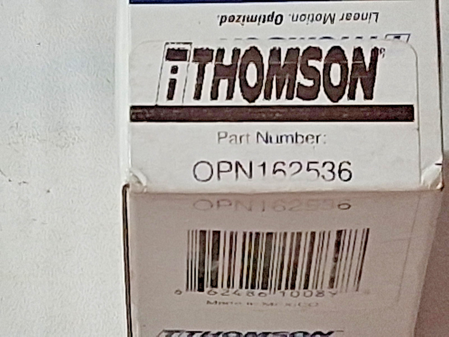 Thomson Industries Dynamic Capacity Open Linear Bearings 350 Lbs OPN162536
