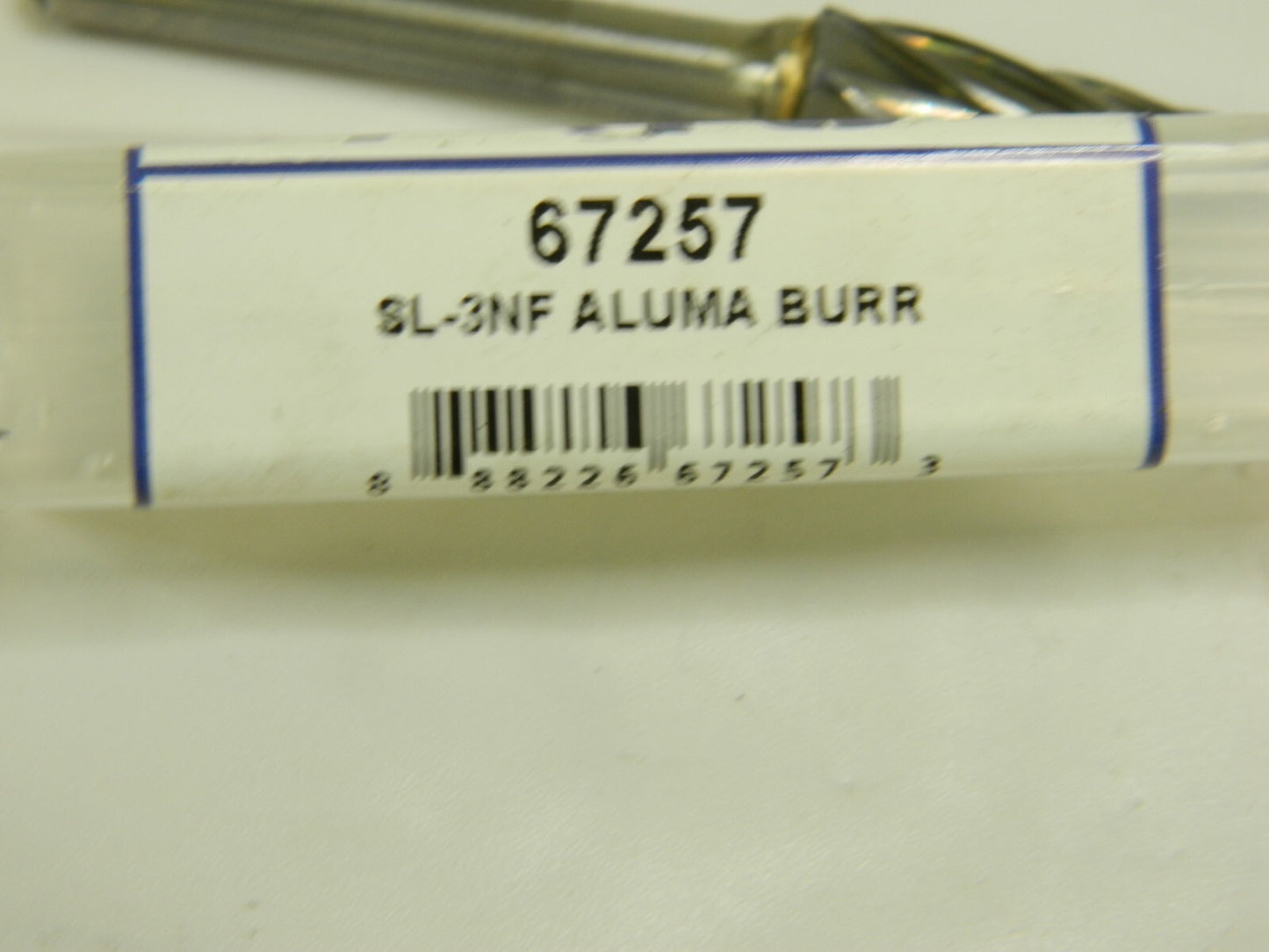 ATC SL-3NF, 3/8" Cut Diam, 1/4" Shank Diam, Fluted Taper Burr 310-0025
