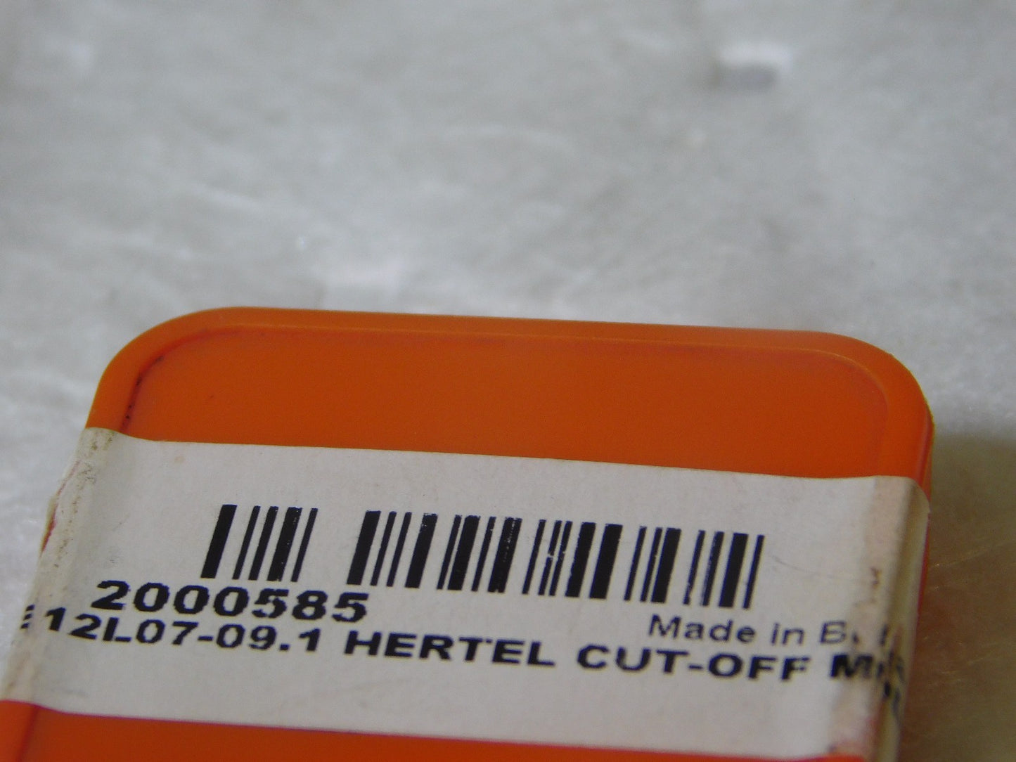 Hertel Cutoff & Grooving Support Blade 1mm Insert Width LH 7mm Max DOC 2000585