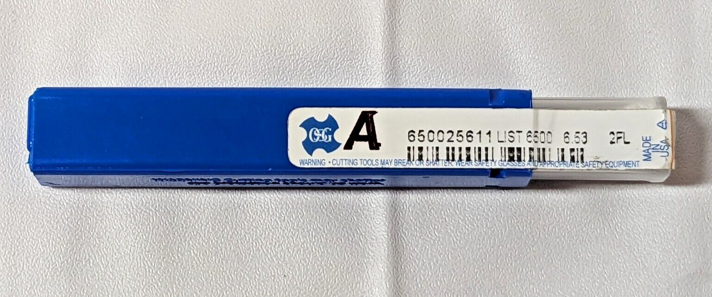 OSG Carbide Screw Machine Length Drill Bit Letter F (0.2570") 140 deg 650025611