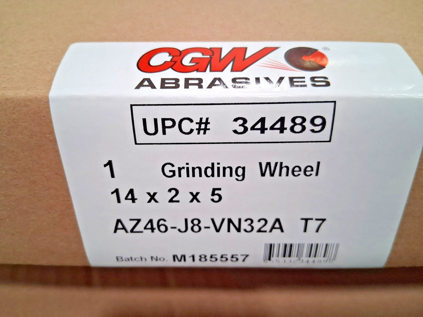CGW Abrasives Surface Grinding Wheels 14" Dia 2" Thick 46 grit 34489