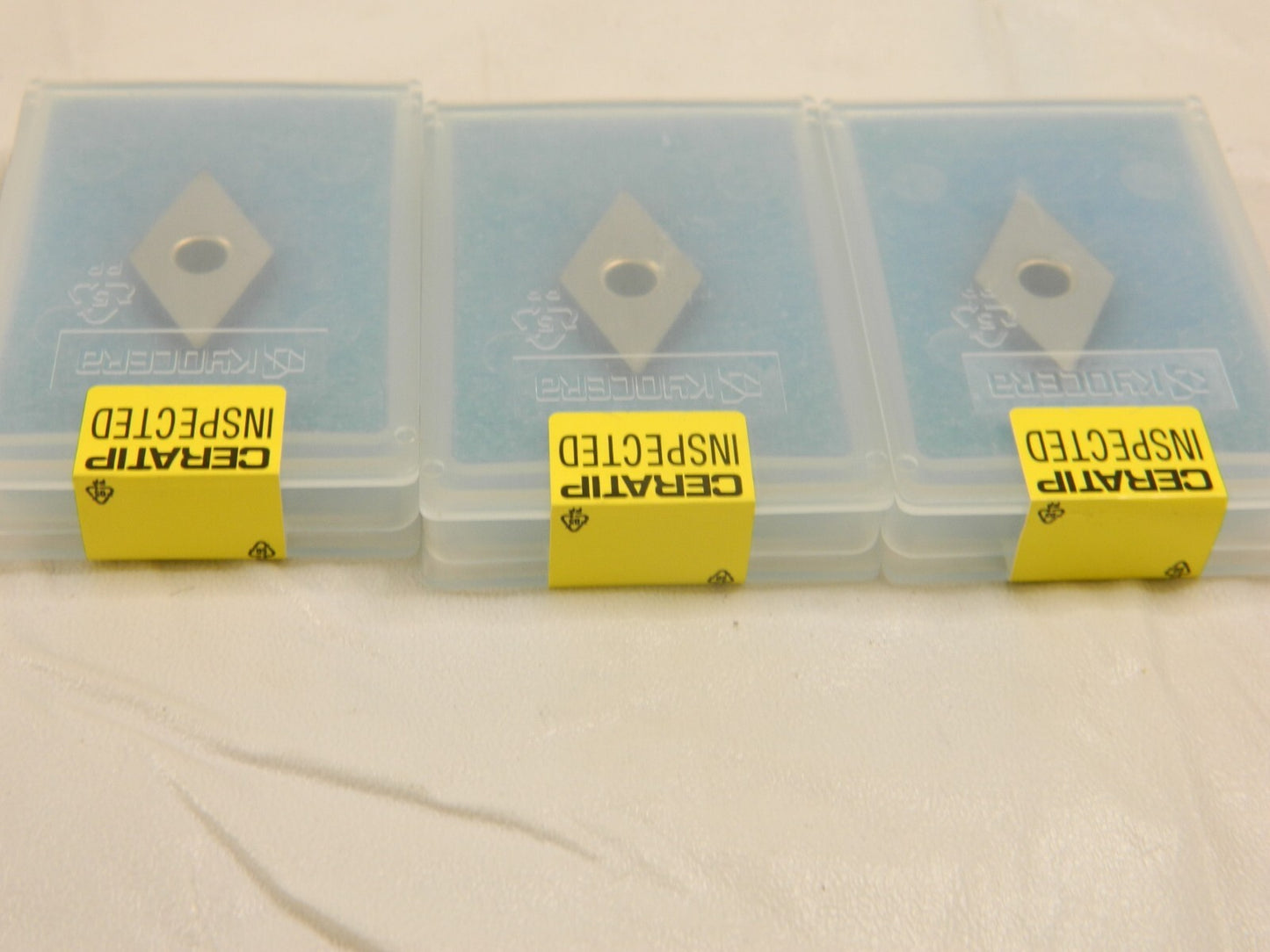 KYOCERA Turning Insert: DNGA431ME KBN525, Cubic Boron Nitride Qty 3 TBW02212