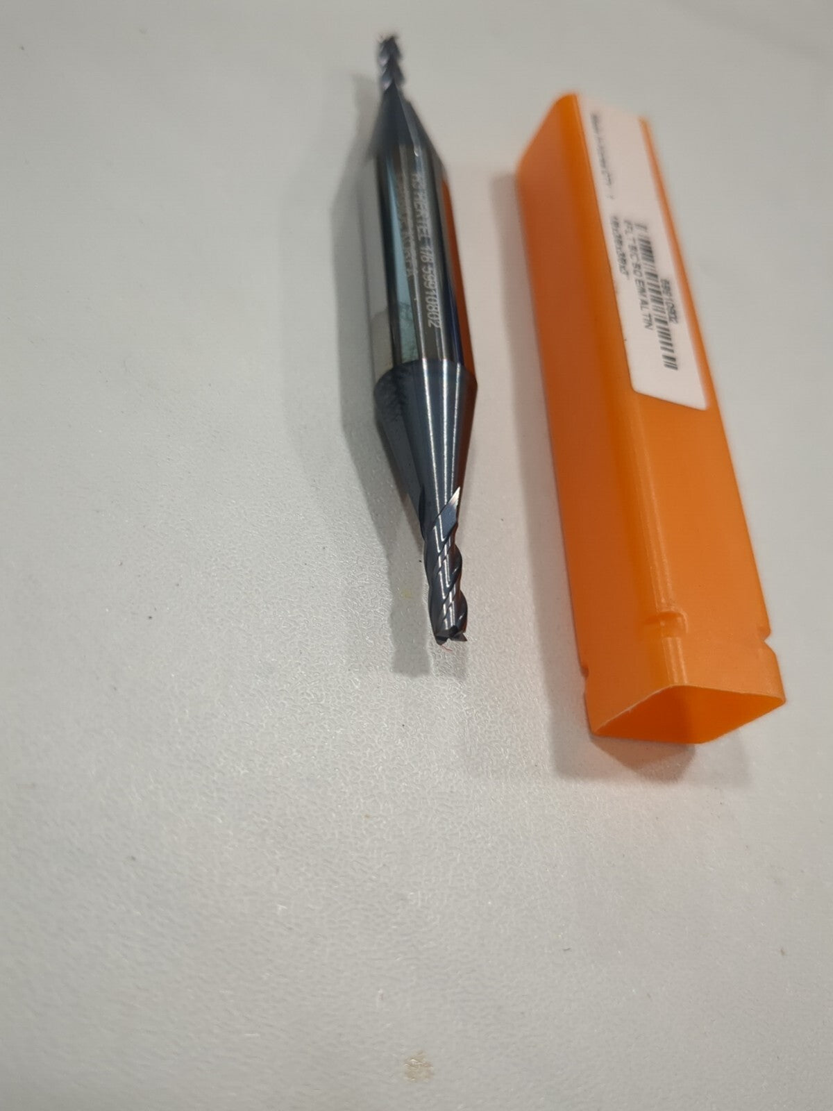 Hertel Square End Mill: 1/8 Dia, 3/8 LOC, 4 Flute, Solid Carbide 59910802