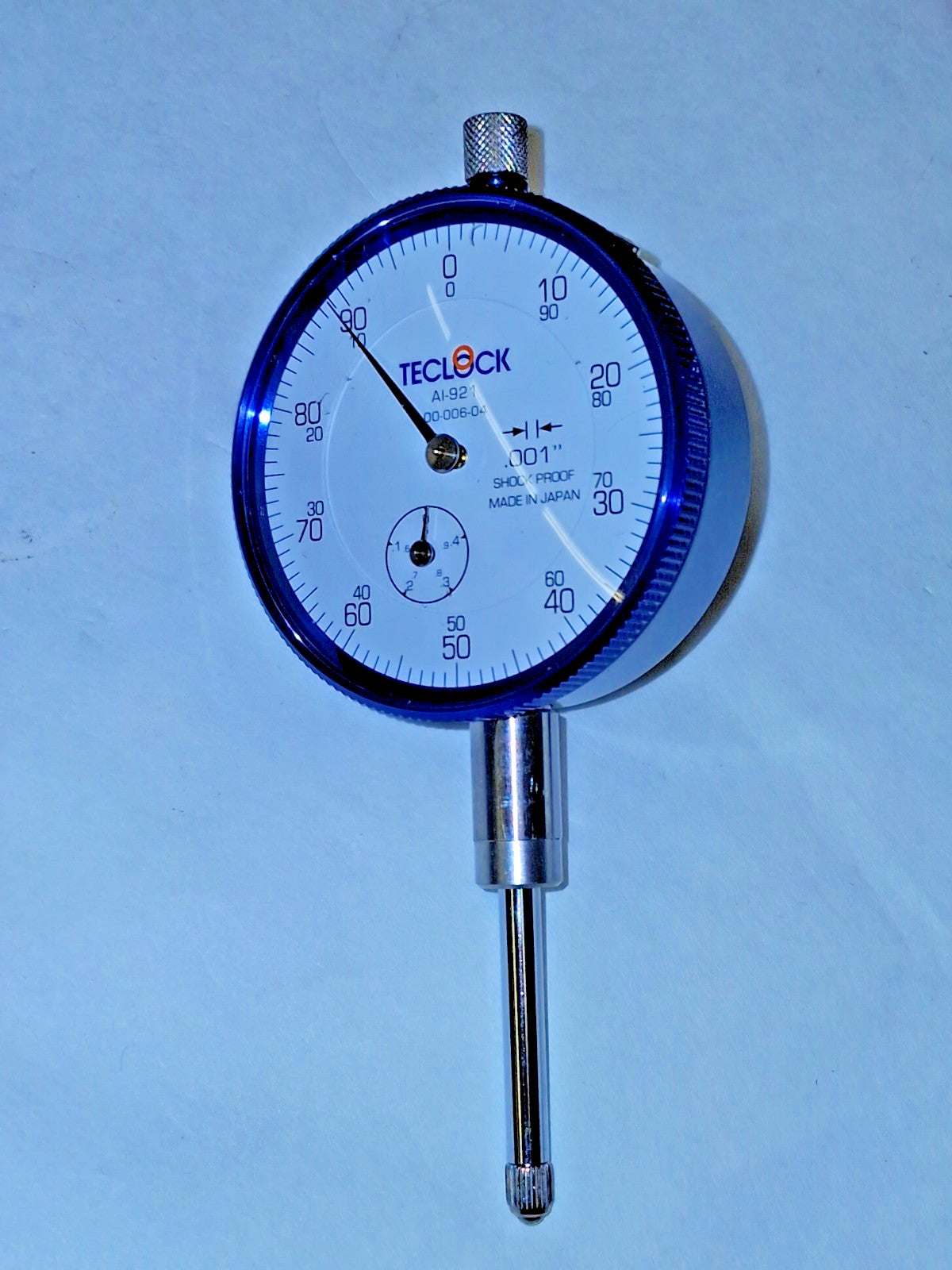 Teclock Dial Drop Indicator 1" Max 0-100 DR 0.001400" Accuracy w/ Cert. AI-921