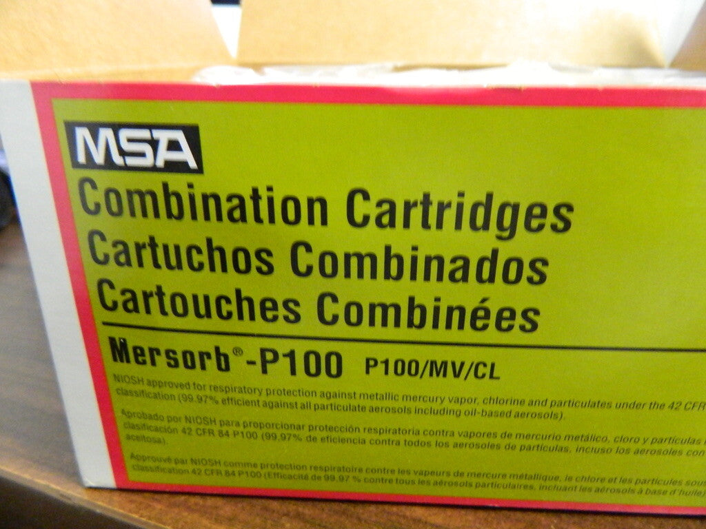 MSA Pack of 6 Half & Full Facepiece Cartridges & Filters 815185