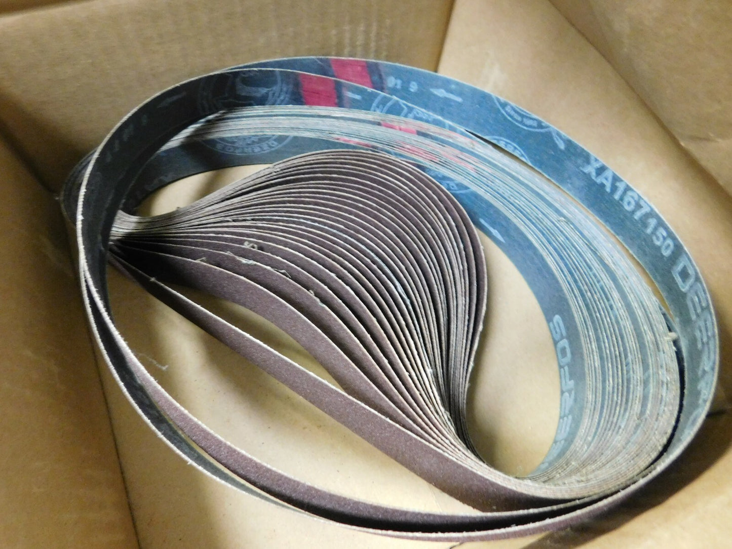 Keystone 1" Wide x 30" OAL 150 Grit Alum Oxide Abrasive Belt QTY 27 9