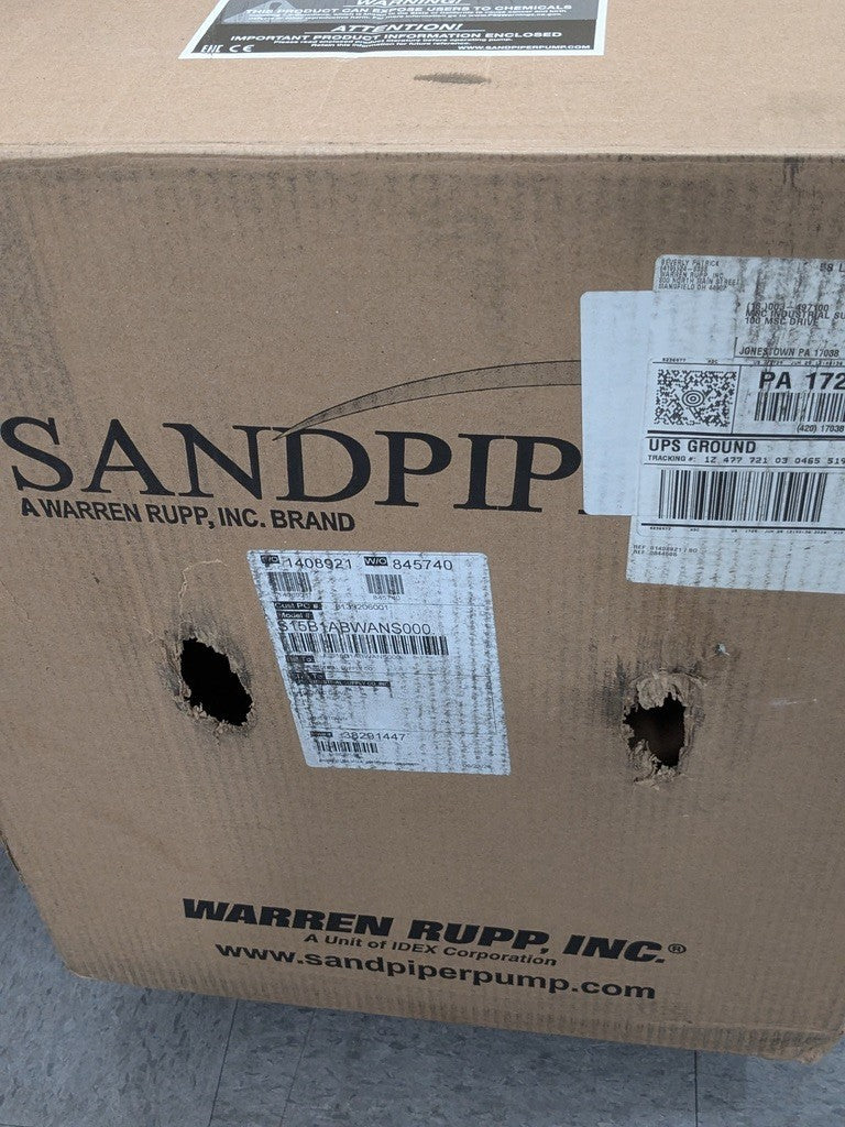 Sandpiper Air Powered Double Diaphragm Pump 1-1/2" NPT S15B1ABWANS000