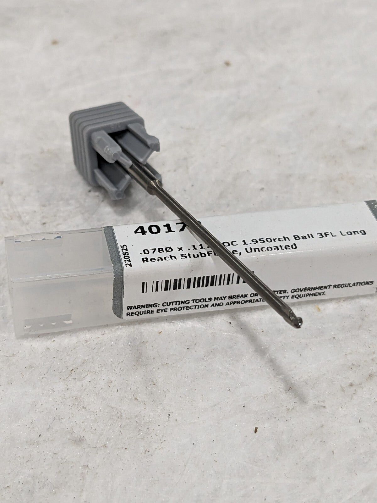 HARVEY TOOL Ball End Mill: 5/64" Dia, 0.1170" LOC, 3 FL, Solid Carbide 40178