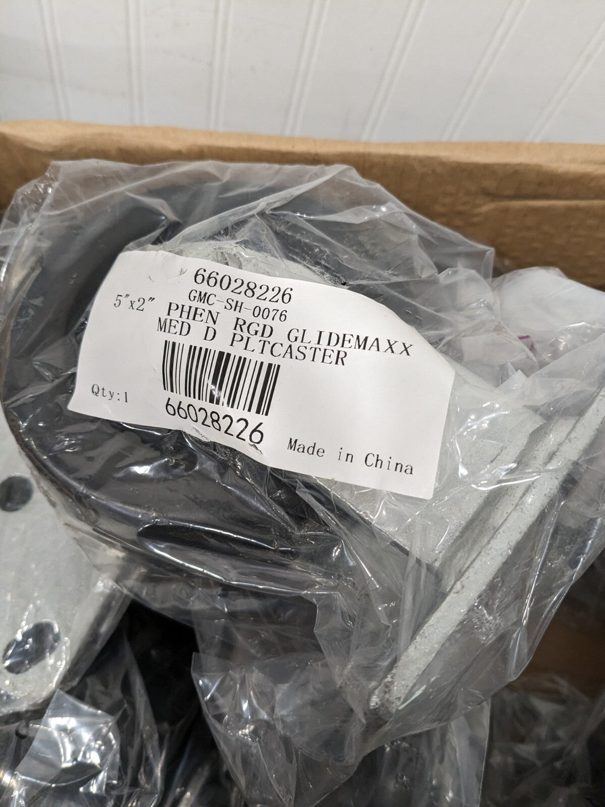 Rigid Top Plate Caster Phenolic 5" Wheel Dia 2" Wheel Width 1,000lb Cap Qty 10