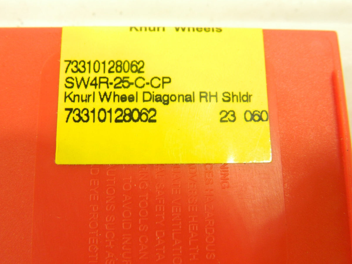 Dorian Standard Knurl Wheel 1 Dia, 90 ° Tooth Angle, 25 TPI 73310128062