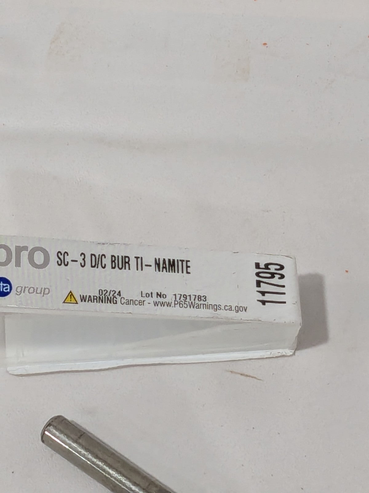 SGS PRO Abrasive Burr: SB-3, 3/8" Cut Dia, 1/4" Shank Dia 11795