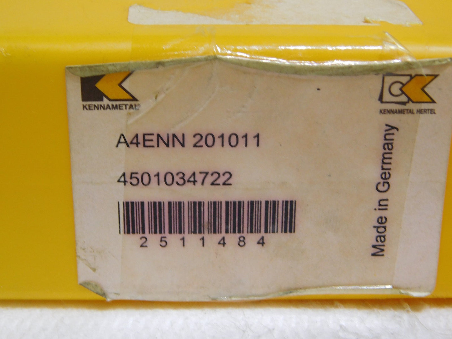 Kennametal Turning Grooving Toolholder 1.25 Dia 0.4330 DOC 6 OAL 2511484
