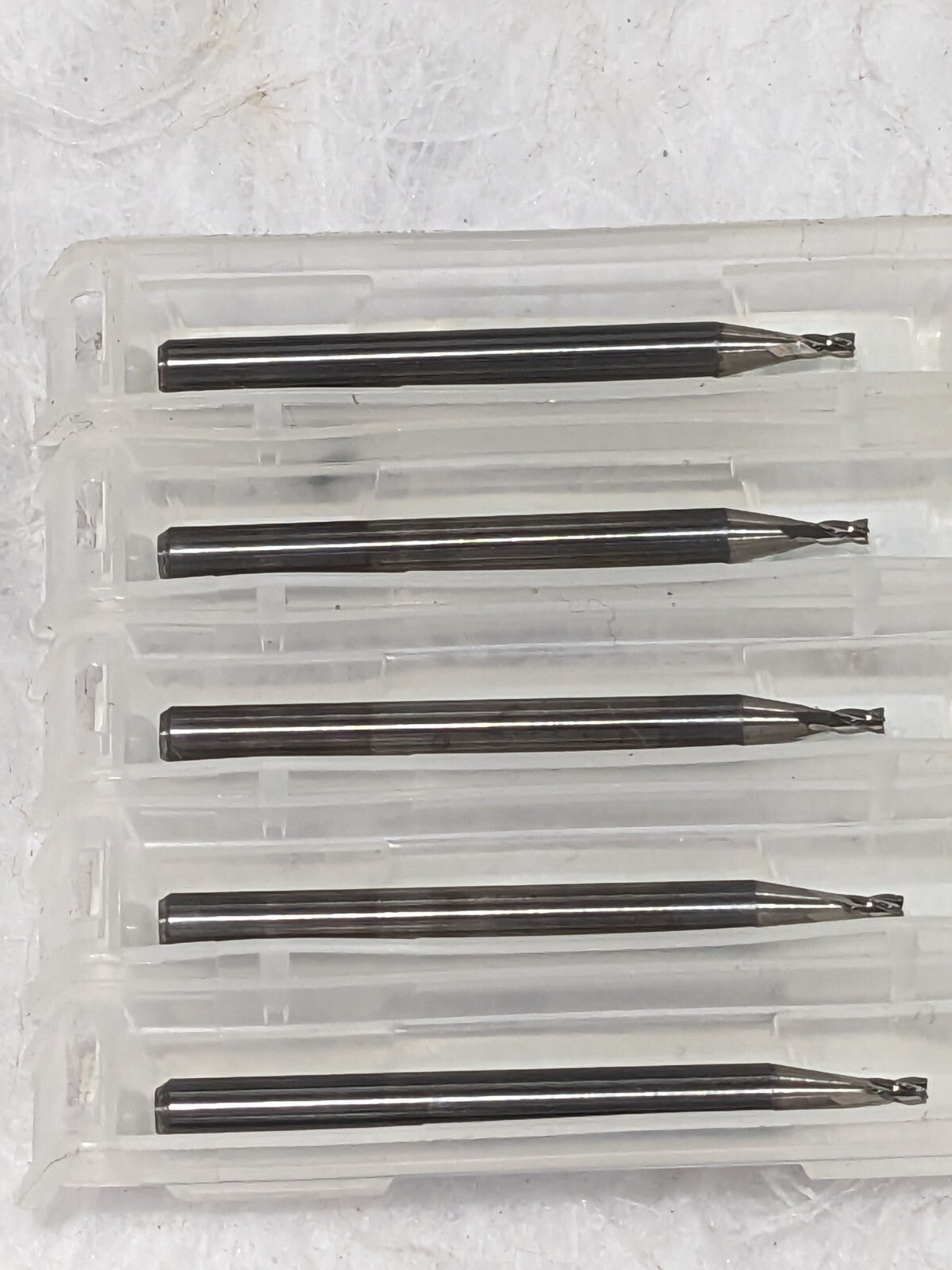 M.A. FORD Square End Mill: 0.0550" Dia, 0.11" LOC, 4 Flute Qty 5 16305