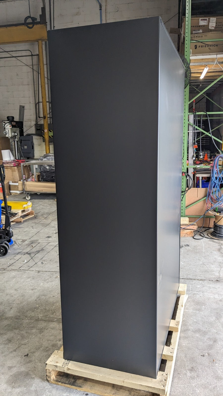 Valley Craft Industrial Storage Cabinet 14 Ga. Steel Grey 48 x 24 x 78 F89109