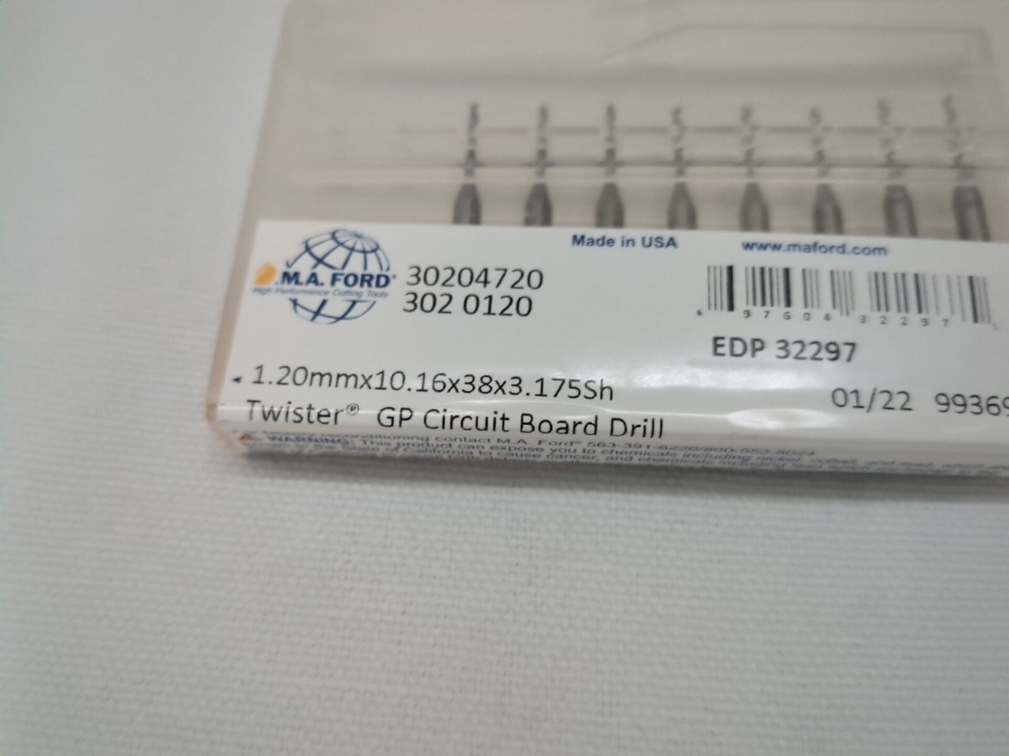 M.A. Ford 8 pk of 1.20M CB-DRILLS .400 32297