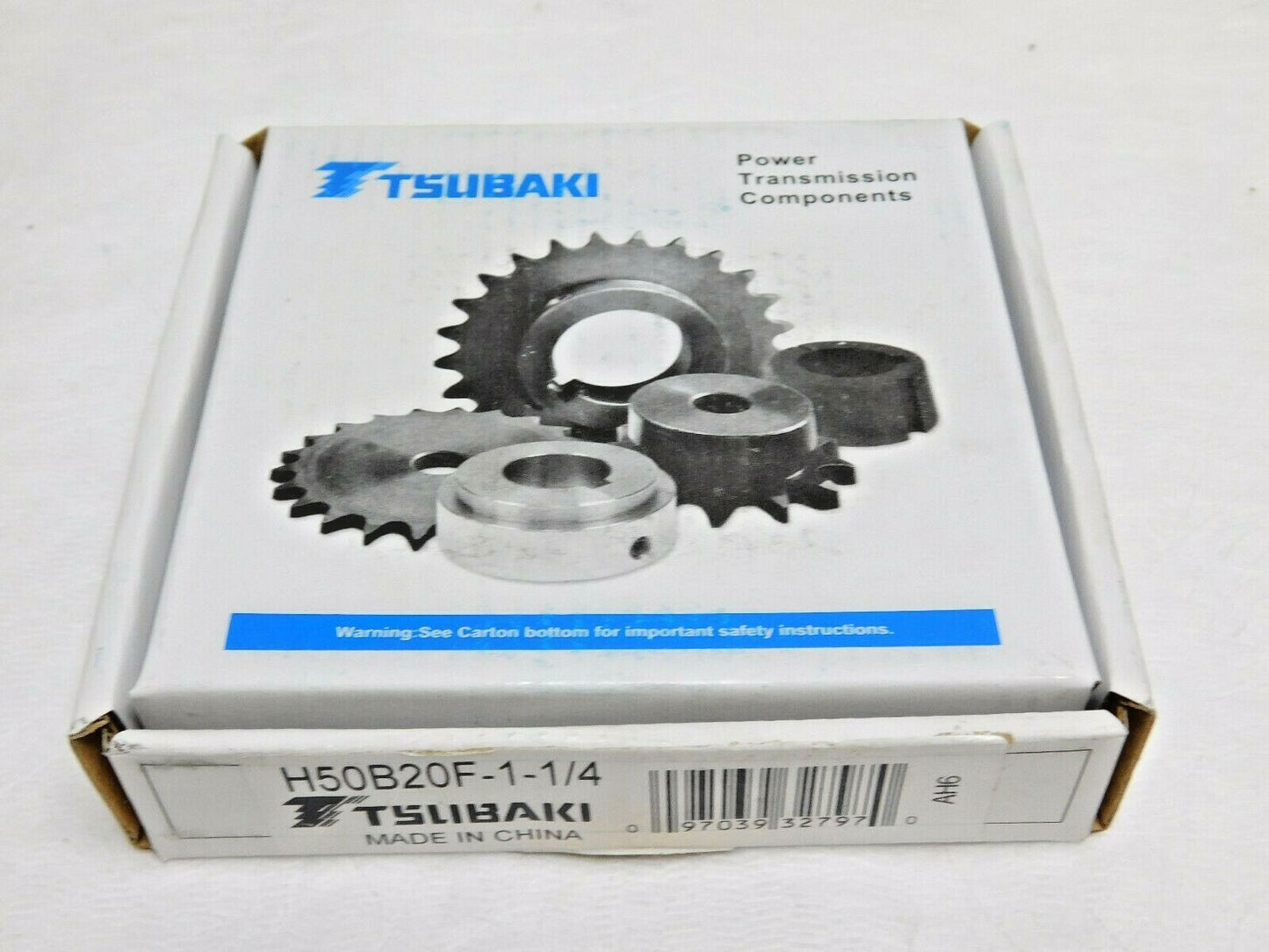 Tsubaki Finished Bore Sprocket 1.2500" Bore H50B20F 1-1/4