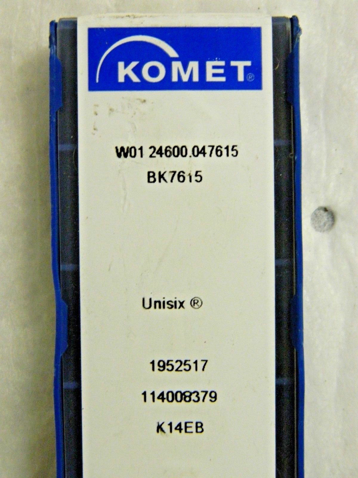 Komet Carbide Indexable Inserts WOHX05T304 Grade BK7615 Qty 8 W0124600047615