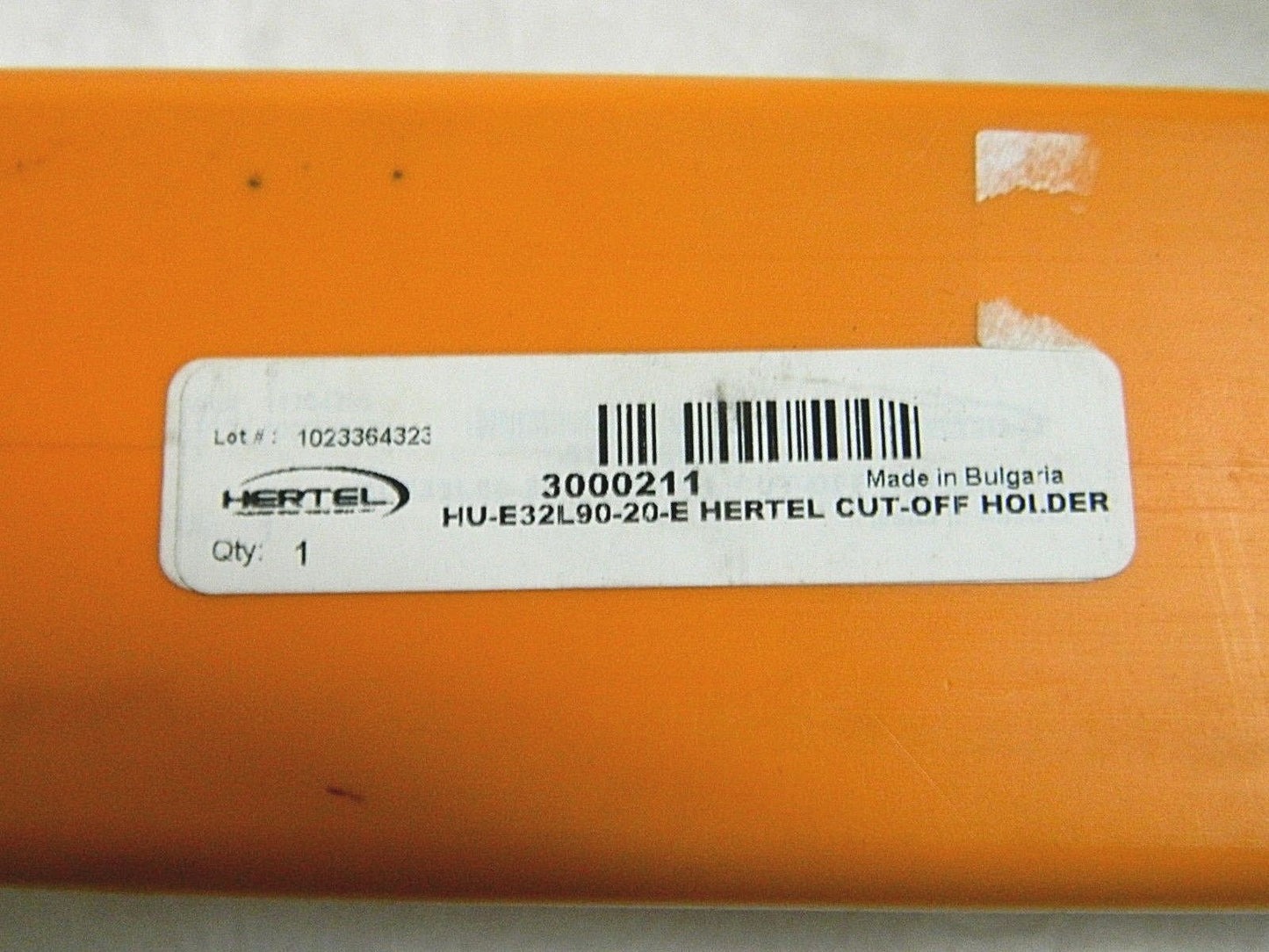 Hertel Cut-Off Tool Holder 1-1/4" x 1" HU-E32L90-20-E 3000211