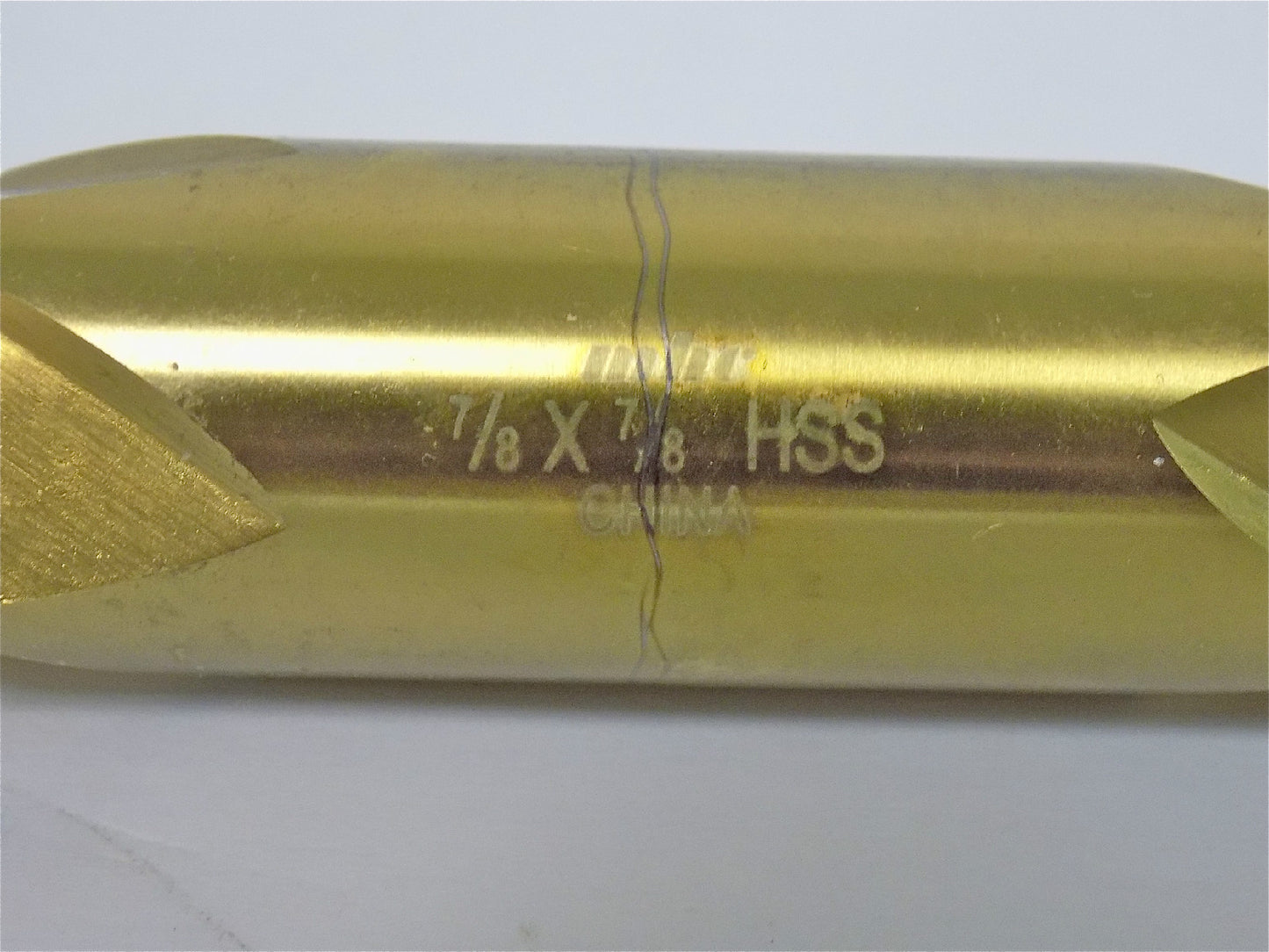 MHC Double End Mill 7/8" x 7/8" x 1-7/8" x 6-1/8" HSS TiN C