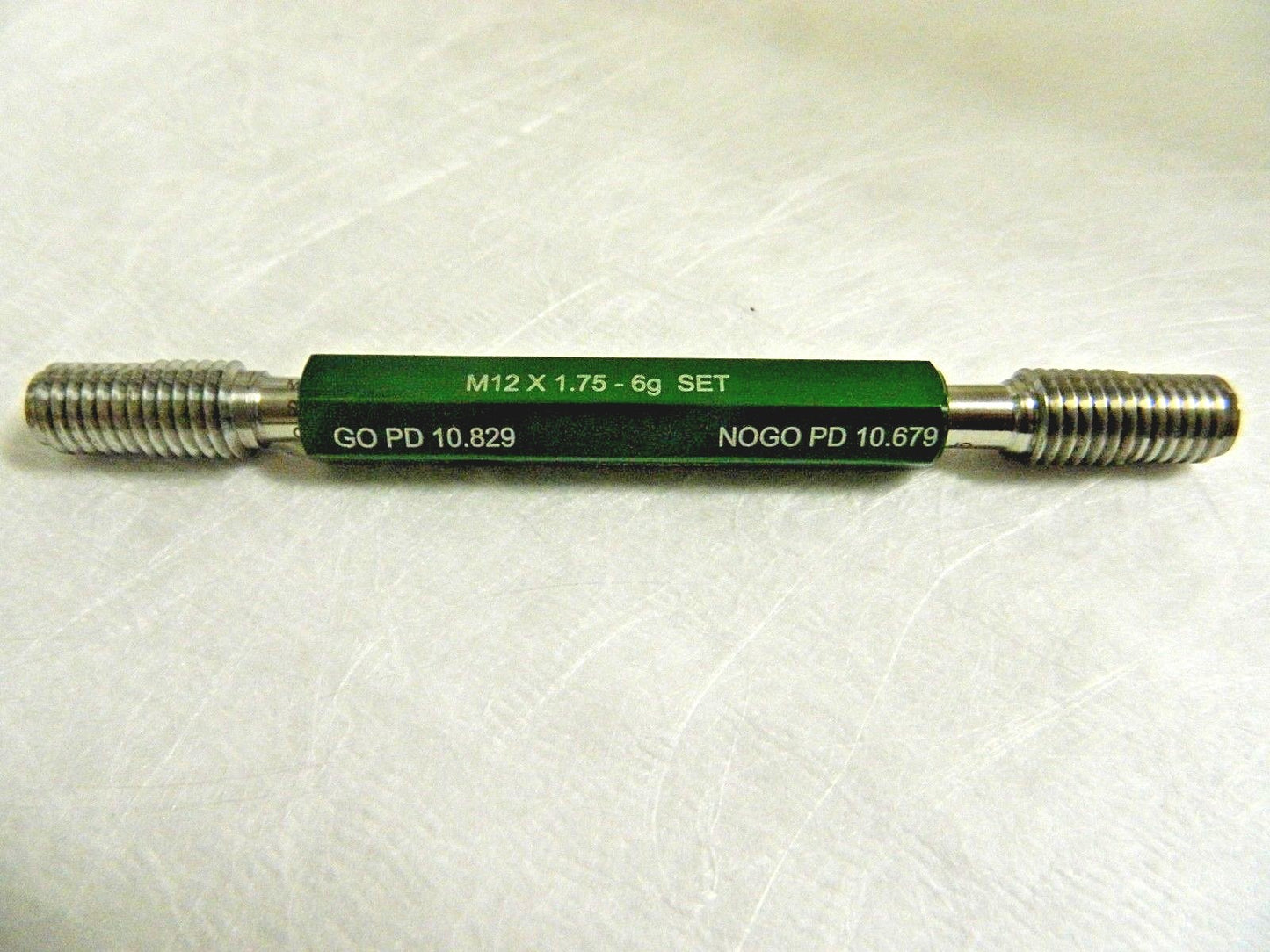 GF Gage Go/No Go Truncated Taperlock Thread Gage M12 x 1.75 6G S1201756GS