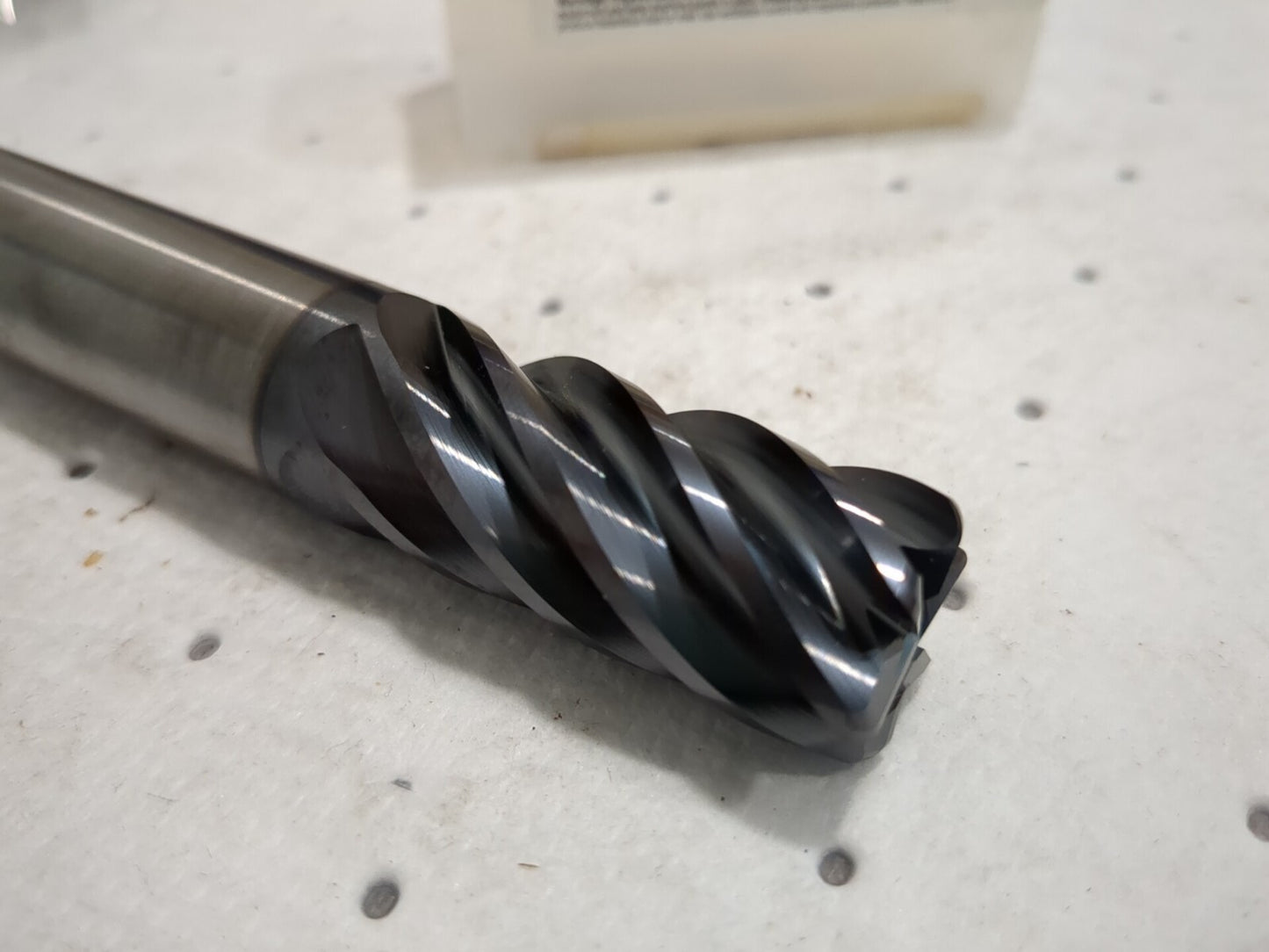 KENNAMETAL Corner Radius End Mill 3/4"Dia 6FL Solid Carbide 4"OAL 5351890
