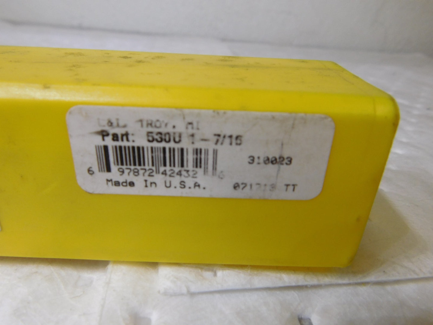 L&I 4MT Taper Shank Chucking Reamer 1-7/16 Straight Flute 12 OAL 530U 1-7/16