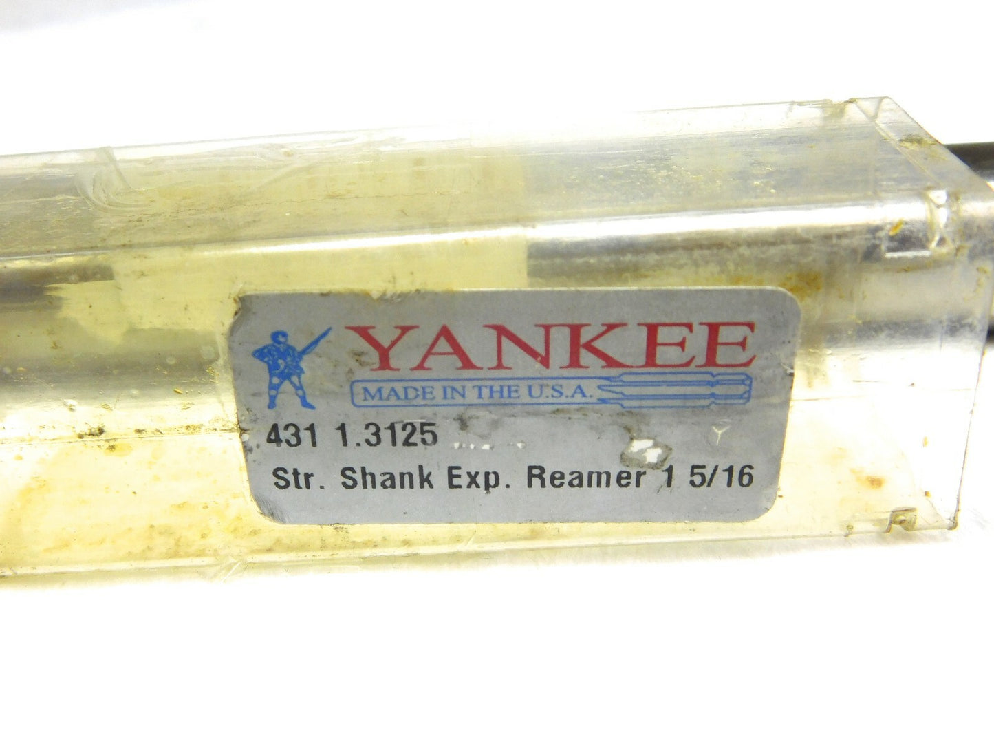 Yankee HSS Expansion Reamer 1-5/16” Str Flute 1” Shank RH 11-1/2” OAL 431-1.3125