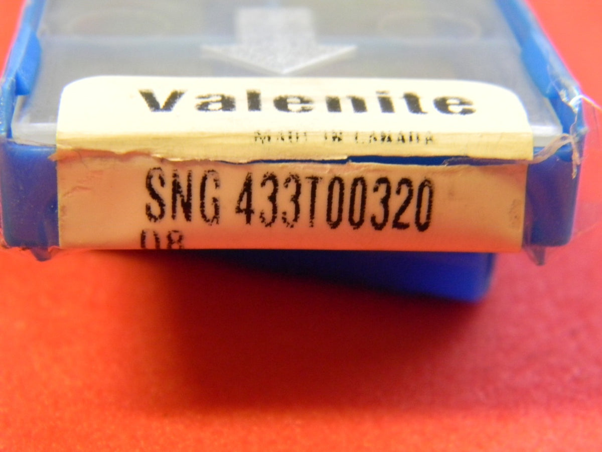 Valenite SNG433T00320 Q8 Ceramic Inserts, QTY 8