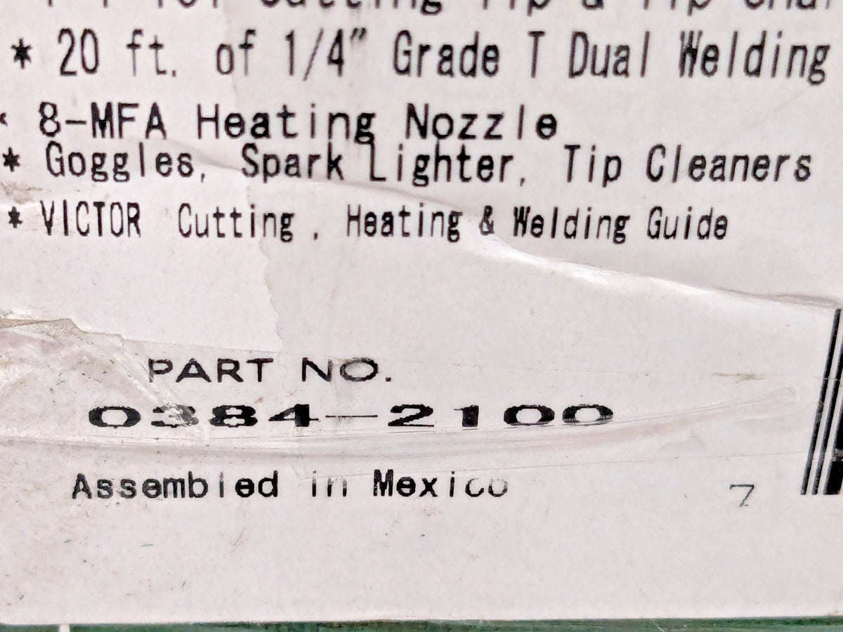 Victor Journeyman Oxygen & Acetylene Torch Kit 540/300 Edge 2.0 0384-2100