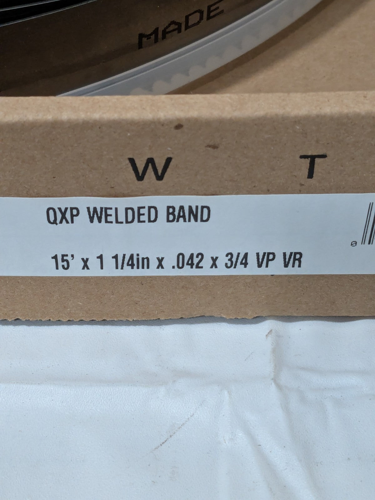 Lenox Welded Bandsaw Blade: 12' 6 Long x 1-1/4" Wide x 4 to 6 TPI 2802