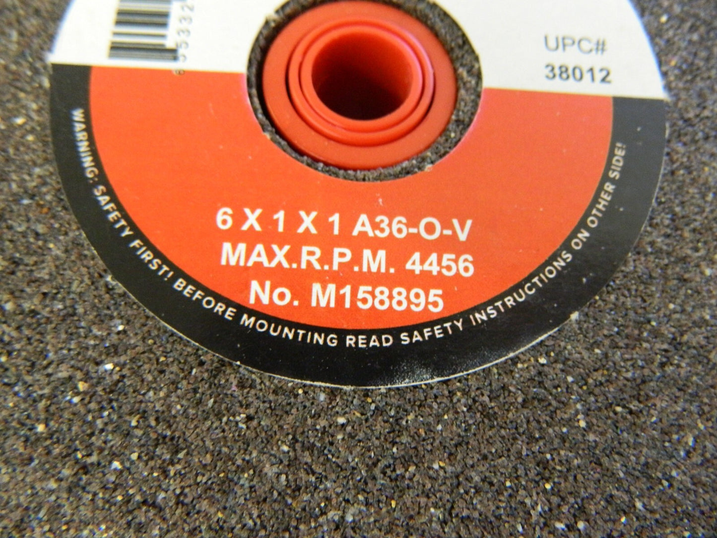 CGW ABRASIVES Bench & Pedestal Grinding Wheel: 6 Dia 38014