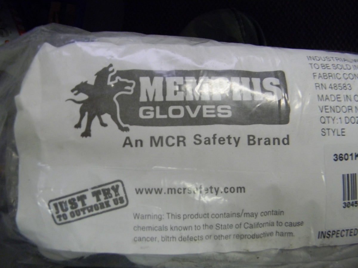 MCR Safety Leather Work Gloves Womans XL QTY 3 Pairs 3601KL