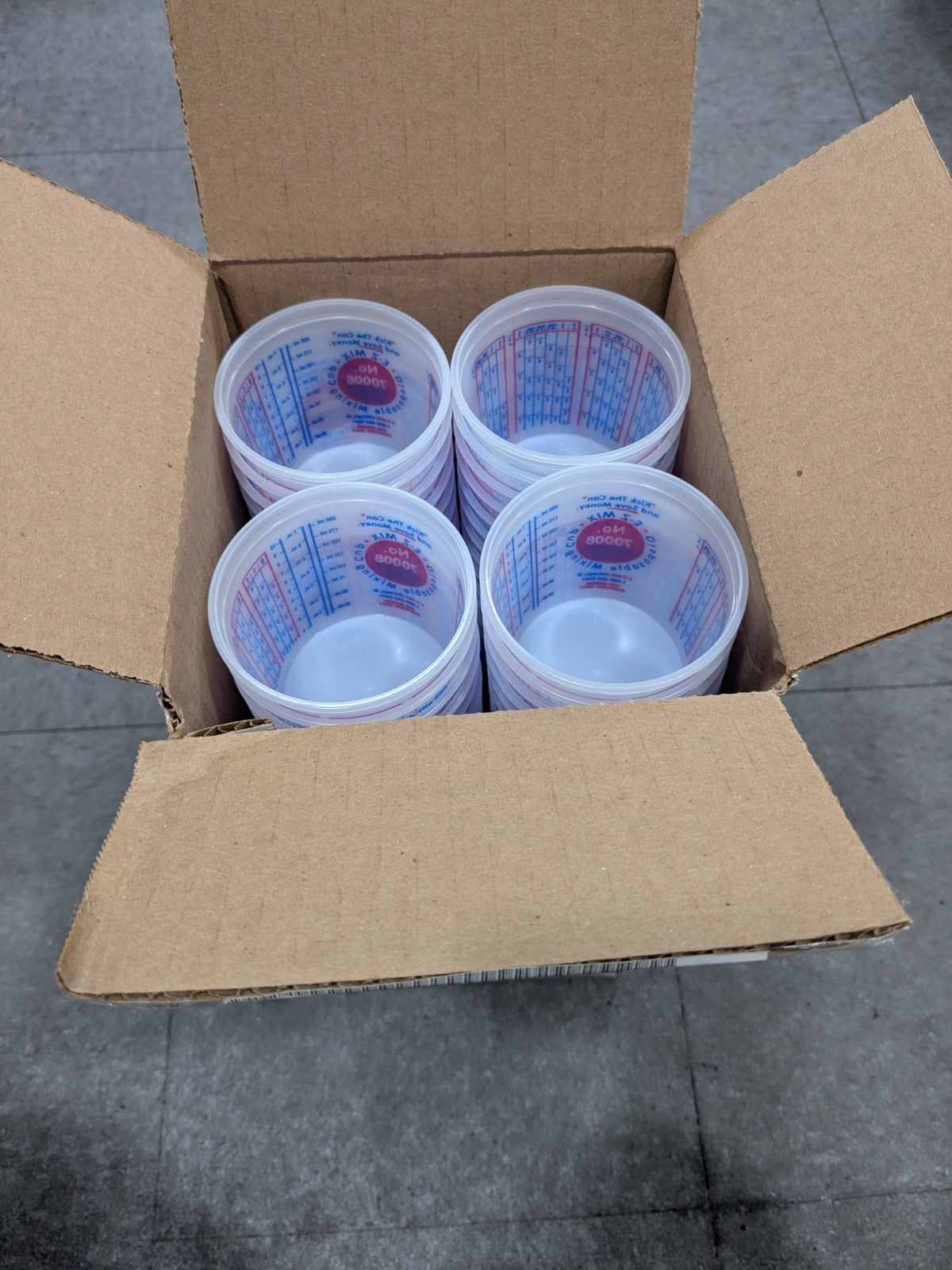 E-Z Mix Disposable Mixing Cups 1/2 Pint 100-Pack 70008